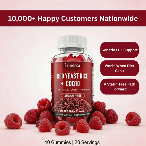 Lunessa Red Yeast Rice + COQ10 Gummies